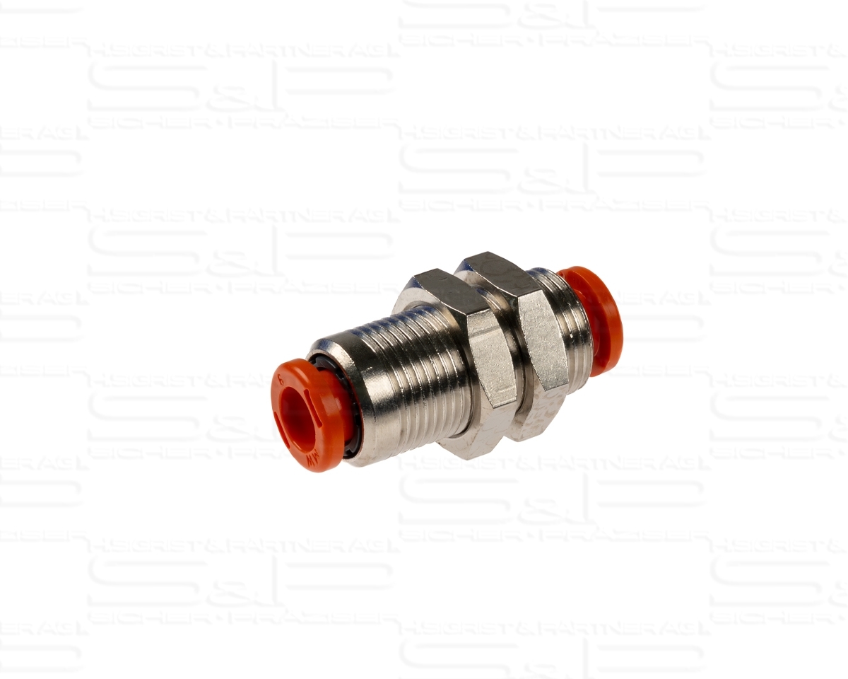 Bulkhead compression fitting