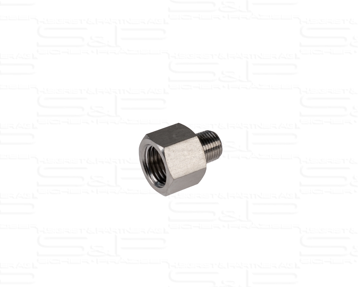 Adattatore filettato INOX, R1/8" (m.) R1/4" (f.)