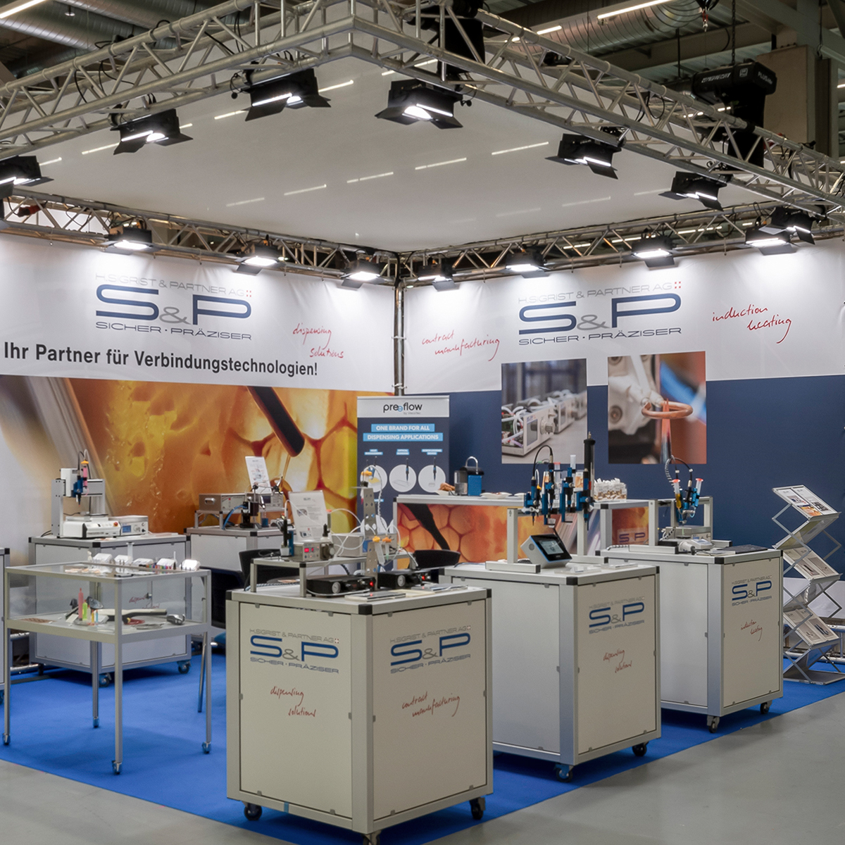 Messestand von H. Sigrist & Partner AG an der SINDEX in der BERNEXPO
