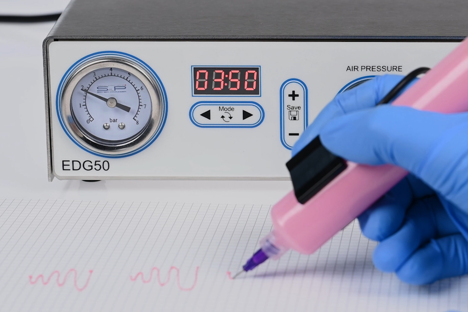 EDG50® Dosiergerät im Einsatz bei einer Dosieranwendung